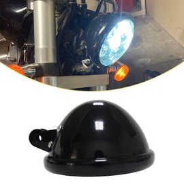 Autokun Motorcycle 5.75 Headlight Housing Universal 5-3/4 inch Round LED Headlight Cover Housing Holder Bucket BKDK-H Headlight bucket