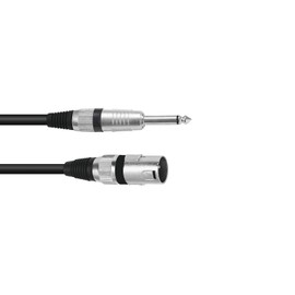 OMNITRONIC Adaptor Cable XLR (M) / Jack Mono 5 m Black