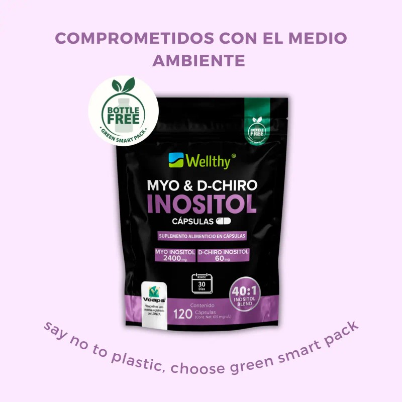 Myo Inositol Dchiro 120 Cápsulas Lwellthy Sabor