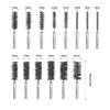 Pack of 14 Wire Brush Drill with Hexagonal Bar Stainless