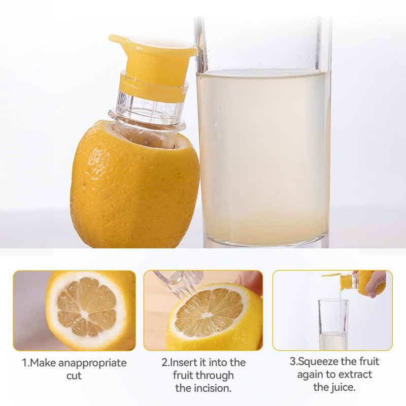 Proxima Direct Lemon Squeezer, Lemon Juicer Press, Portable Orange Squeezer