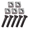 5 Pack Axle Wheel Rim Clamps & Bolts for Mobile