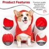 Dog Towel-400 GSM XXXL Size Red Microfiber Dog Drying Coat-Double