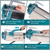 Seeutek Manual Tile Cutter, 24 inch Professional Porcelain Ceramic Tile