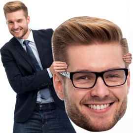 1 Pc, Custom Big Head Cutout | Fun Face Cardboard Cutout | Life Size face | Upload Your Photo - 3 ft