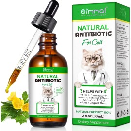 Beyxdu 60ml Cat Antibiotics for Infections Cats 60ml, brown