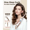 HOSON Hair Curling Wand Tapered Barrel 1"-0.5", Dual Voltage Curling