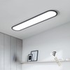 Ganeed Modern Linear Ceiling Lights,48W Dimmable LED Ceiling Lamp, High