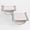 Roczential Suspended Hammock Plush Shed Swing Cave Cabin, Warm Bird