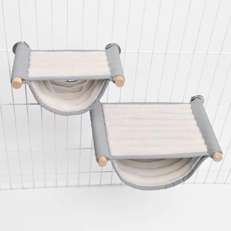 Roczential Suspended Hammock Plush Shed Swing Cave Cabin, Warm Bird