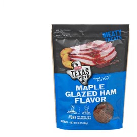 H‑E‑B Texas Pets Maple Glazed Ham Flavor Meaty Snacks Dog Treats 10oz - 1 Bag