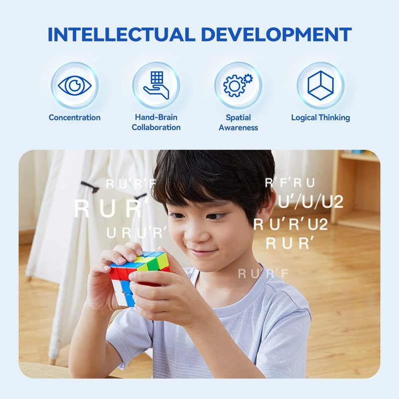 Monster Go Magnetic 3x3 EDU Magic Cube Monster Go Stickerless