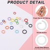 PATIKIL Open Jump Rings, 400 Pcs 6mm Round Ring Charm