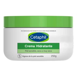 Cetaphil Crema Hidratante Corporal para Piel Sensible, Seca a Muy Seca, Hidratación Intensa y Duradera 250g 