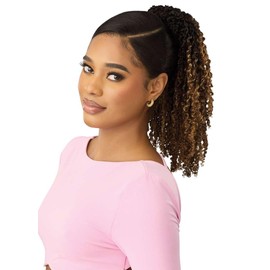 Outre Pretty Quick - Drawstring Pony - Yanki Curl 14" (DRST2/CHOCOLATE CARAMEL)