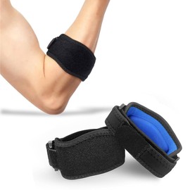 KIRZAX Tennisarmbandage,2x Ellenbogen Bandagen,Ellenbogenbandage Männer Damen mit EVA-Futter, für Sehnenentzündung, Arthritis,Lindert die Schmerzen bei Tennisarm Golferarm(Dunkelblau)