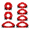 7pcs Corner Radius Template Radius Jig Router with Removable Clip