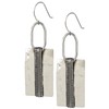 SPUNKYsoul Boho Earring (Rectangle All Silver)