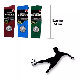 Racotex  Paquete 3 Pares De Medias Calcetas De Fútbol Niños