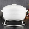 Angoily Wok Ring Rack Stainless Steel Double Layer Wok Pot