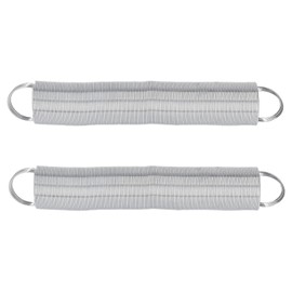 Fence Spring gate, 2pcs Electric Fence Spring Gates Stainless Steel 16 Feet Tension Livestock Fence Spring for Pasture