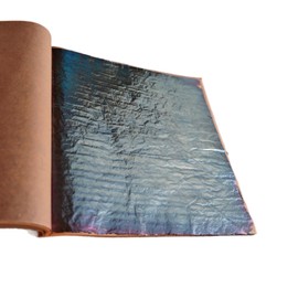 25 Sheet 14 * 14cm Variegated Gold Leaf Sheet Gold Foils Copper Sheets with Unique Designed Pattern (Grey Sky)