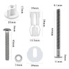 2 Set Universal Toilet Seats Screws and Bolts Toilet Seat