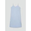 JAJU [JAJU] Light Linen Blended Bustier Dress_Sky Blue