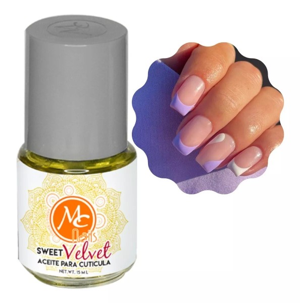 Mc Nails Aceite Para Cuticula Sweet Velvet Manicure 15ml