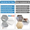 DICOFUN 10-Sheet Peel and Stick Backsplash Wall Tile, PVC Kitchen