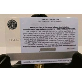 STARBUCKS CARD 2005 " CITY SKATE " VHTF~ OLD LOGO  RARE  NO VALUE