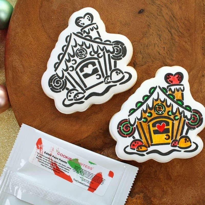PYO Edible Paint Palettes 36 Pouch - Christmas