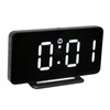 Digital Mirror Alarm Clock 5V Double Alarm Snooze Function LED