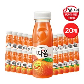 Binggrae Nature 20 Grapefruit Juice 235ml 20 / 빙그레 자연에서 갓 따옴 자몽주스 235ml 20개