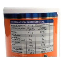 Suplemento Nutricional Gluconato De Potasio Ultra Soya 60 Tabletas Vegano