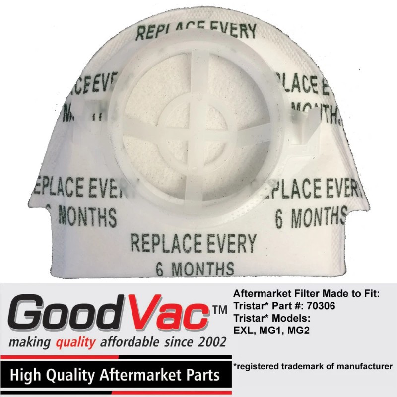 GoodVac Post Filter For TriStar Vacuum 7030 A101 EXL MG1