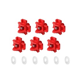 6Pack Horizontal Automatic Poultry Nipples - Easy Install Chicken Quail Duck Watering System