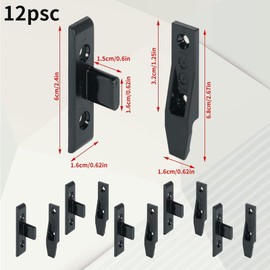 NINFEIQI 6 Pairs Bath Panel Clips, Keku Panel Fixings Clips, Push in Plinth Fasteners Clips Fittings Press Quick Installation for Partition Wall, Cabinet Panels