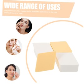 FOMIYES Set of 4 Heart Shaped Powder Puff Makeup Sponges Soft Gentle for Foundation Compact Portable Beauty Tools