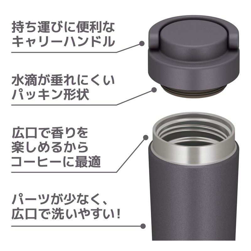 Thermos Water Bottle, Vacuum Insulated Portable Tumbler, Includes Carrying Handle,