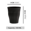 Duralex Picardie Stainless Steel Tumbler, Black, 90 ml Capacity (6