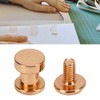 300 Sets DIY Book Binding Screw Double Layer Flat Head