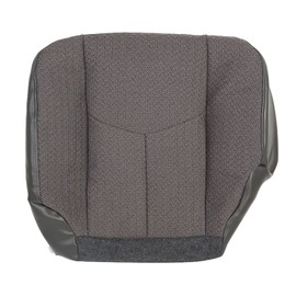BuliBoao Driver Bottom Cloth Seat Cover Fits for Chevy Silverado GMC Sierra 1500 2500 3500 2003-2007 Gray