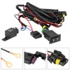Fog Light Switch Wiring Kit 12V 40A Car LED Fog