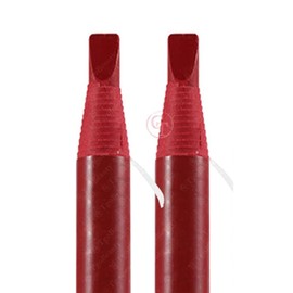 2pcs Waterproof Eyebrows Pencil Microblading Eyebrow Pen Pull Cord Peel-off Brow Pencil for Creating Long-Lasting Clear Wild Eyebrows, Brow Permanent Makeup (2pcs Red)