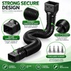 Retractable Downspout Extension for Rain Gutters – Adjustable Drainage Extender