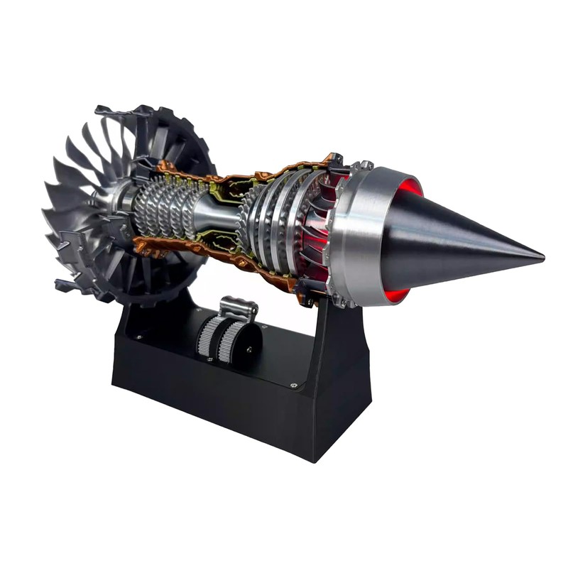 Turbofan Engine Model, Adjustable Speed TR900 Aircraft Engine Turbojet Engine