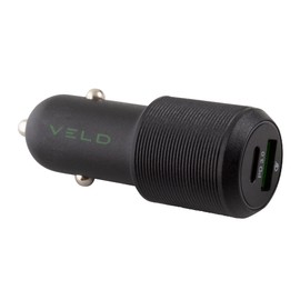 VELD Super-Fast 48W 2 Port Car Charger