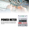 Electricity Meter 4P LCD Display Multifunctional RS485 Single Phase Bidirectional