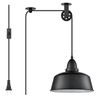 TENGIANTS Plug in Pendant Light, Farmhouse Hanging Lights with Plug